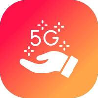 5G Creative Icon Design vector