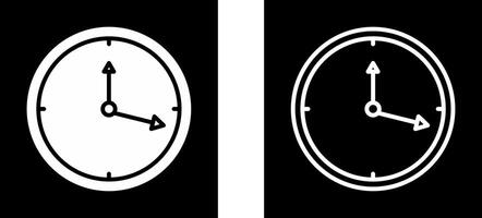 icono de vector de reloj