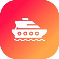 Ship Creative Icon Design vector