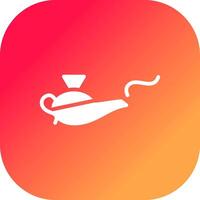 Magic Lamp Creative Icon Design vector