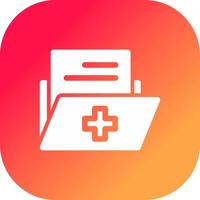 Medical History Creative Icon Design vector