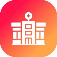 diseño de icono creativo de hospital vector