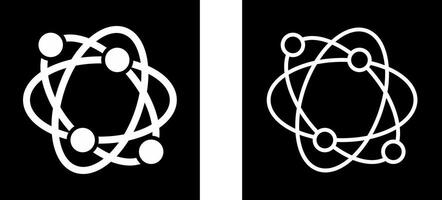 Atomic Structure Vector Icon