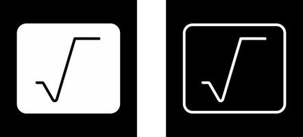 Square Root Vector Icon