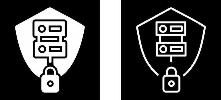 Secure Server Vector Icon