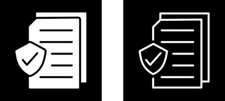 Secure Document Vector Icon
