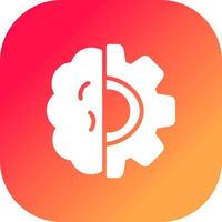 Deep Learning Creative Icon Design vector