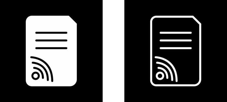 Wireless Vector Icon