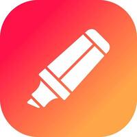 Highlighter Creative Icon Design vector