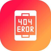 Error Creative Icon Design vector