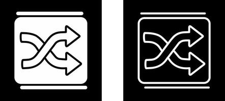 Shuffle Vector Icon