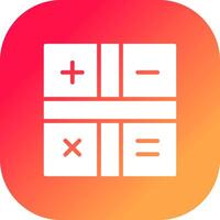 diseño de icono creativo de calculadora vector