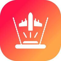 Ar Flight Training Creative Icon Design vector