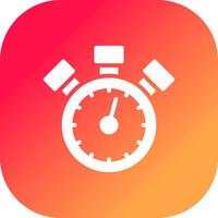 Stopwatch Creative Icon Design vector