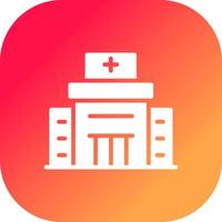 diseño de icono creativo de hospital vector