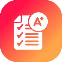 Grade Creative Icon Design vector