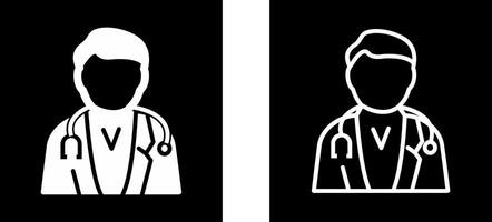 Male Doctor Vector Icon