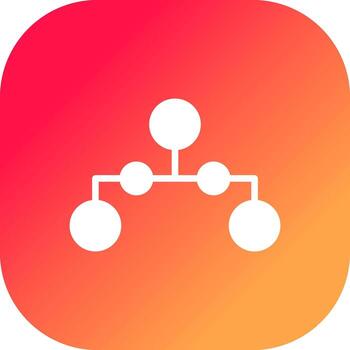 Circle Picture Hierarchy Creative Icon Design vector