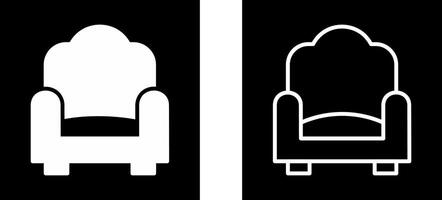 Single Sofa Vector Icon