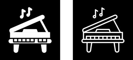 icono de vector de piano