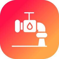 Water Tap Creative Icon Design vector