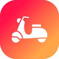 diseño de icono creativo de scooter vector