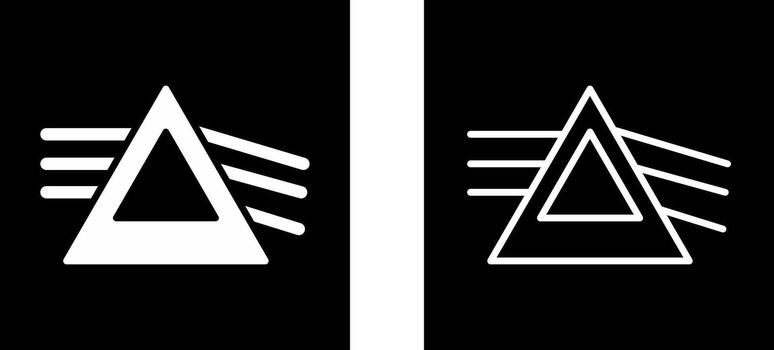 Refraction Vector Icon