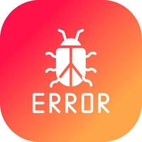 diseño de icono creativo de error vector