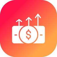 Budget Spending Creative Icon Design vector