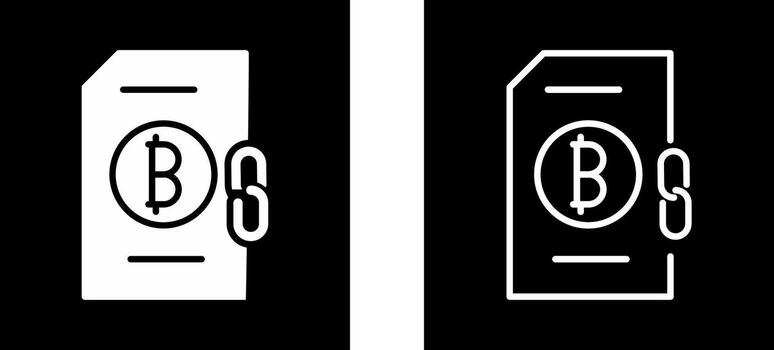 icono de vector de enlace