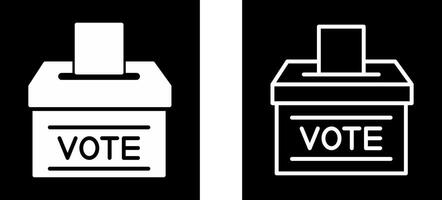 icono de vector de voto