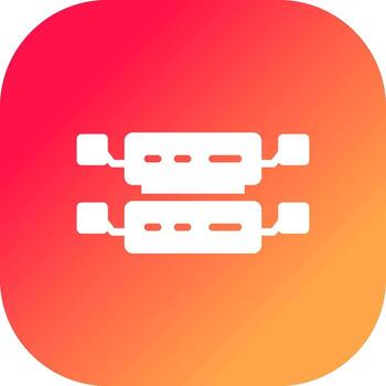 diseño de icono creativo de base de datos vector