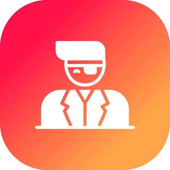 Eye Patch Creative Icon Design vector