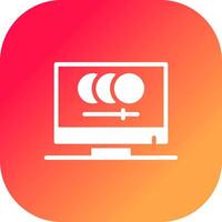 Digital Animation Creative Icon Design vector