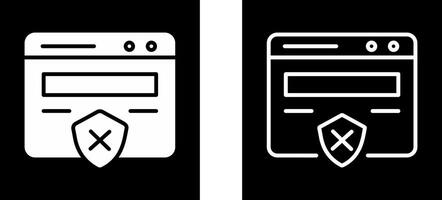 Unprotected Website Vector Icon