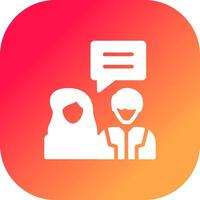 Job Interview Creative Icon Design vector