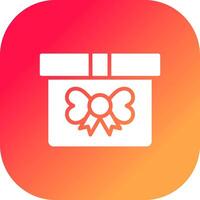 Gift Box Creative Icon Design vector