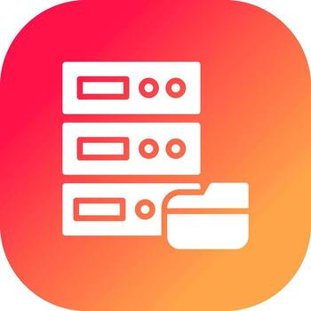 diseño de icono creativo de base de datos vector