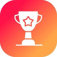 Trophy Creative Icon Design vector