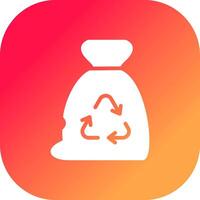 Garbage bag Creative Icon Design vector