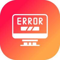 Error Creative Icon Design vector