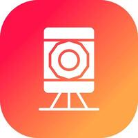 Theodolite Creative Icon Design vector