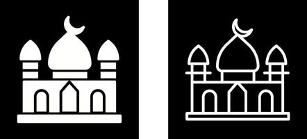 icono de vector de mezquita