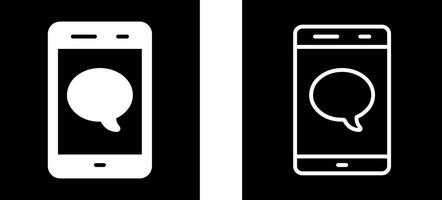 Single Message Bubble Vector Icon