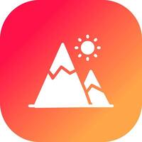Mountain Creative Icon Design vector