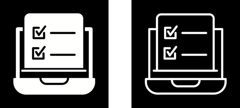 icono de vector de lista