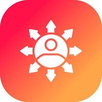 Influence Creative Icon Design vector