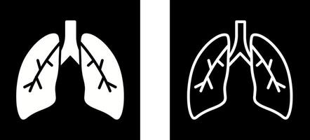 Lungs Vector Icon