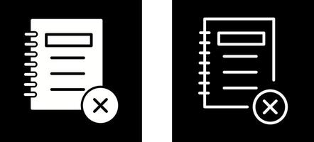 Unchecked Notes Vector Icon