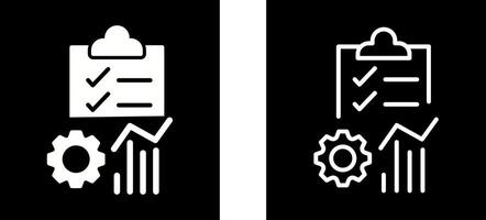 icono de vector de diagrama